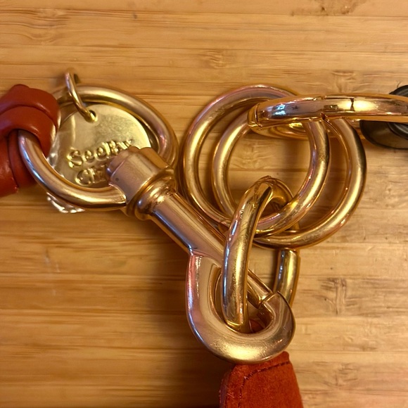 See by Chloe Red Leather and Suede Crossbody Bag - Picture 5 of 7